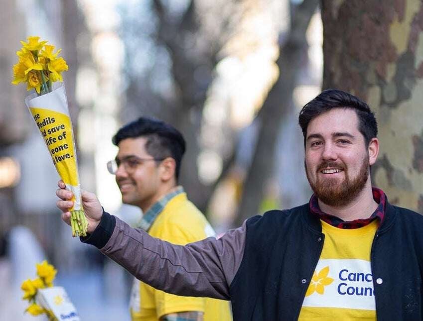 Cancer Council's Daffodil Day - raising money for cancer research.