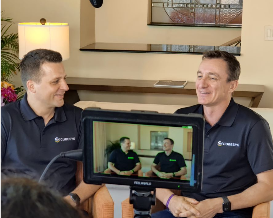 Paul & Silvan during their interview with Nerdio